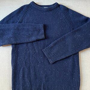 Carhartt Anglistic Sweater • Navy Blue Heather • Speckled